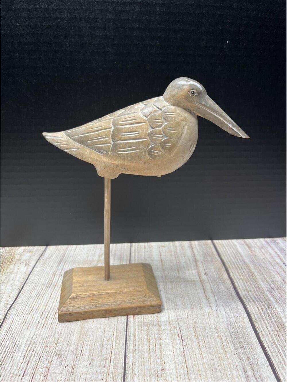 Vintage Hand Carved Shore Birds Set Of 3 Sand Pipers - Picture 11 of 15